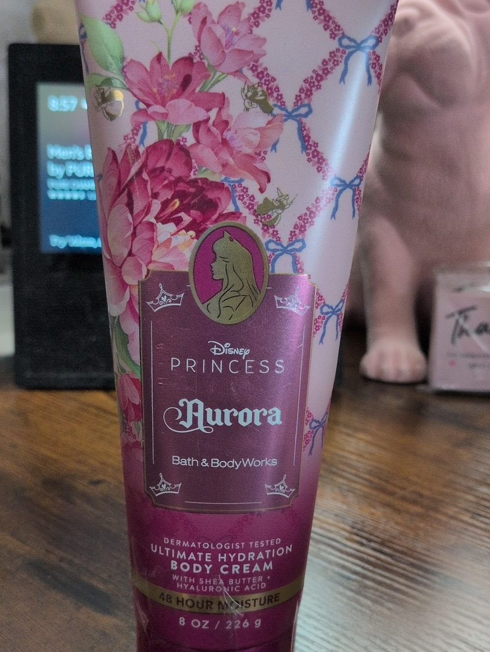 Bath & Body Works Disney Princess Aurora Pink Floral Body Cream